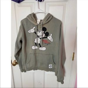 H&M Printed Mickey Mouse Hoodie
